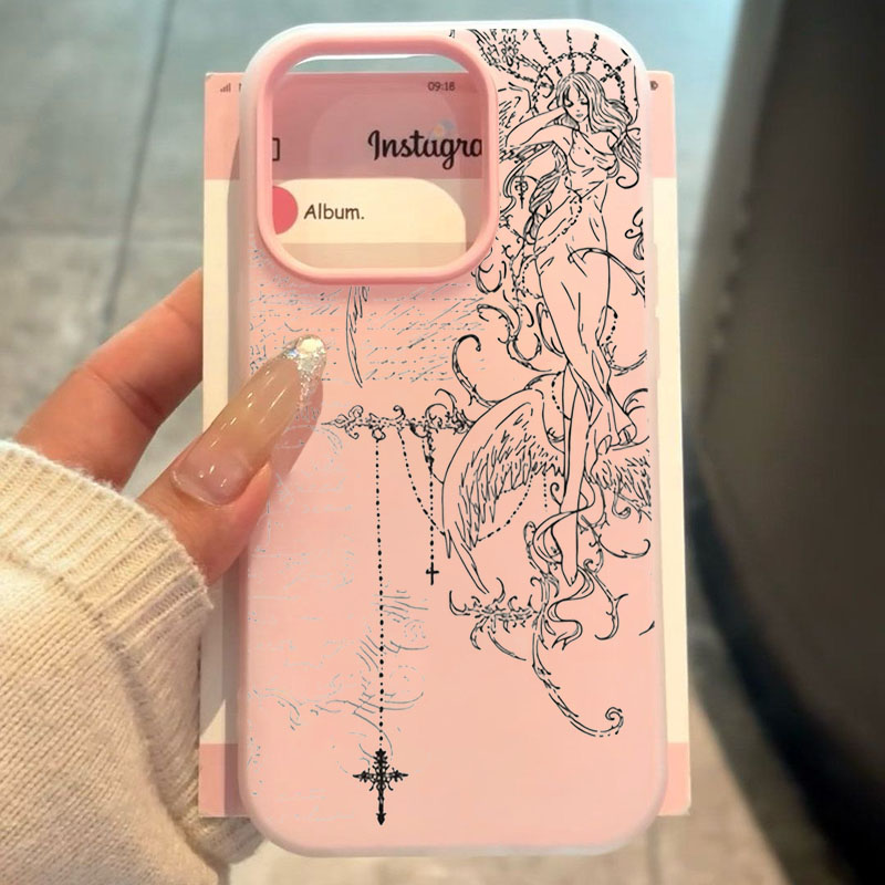 Samsung Galaxy S24 - غطاء هاتف بتصميم قوطي مع رسم