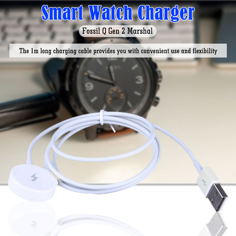 Fossil Smartwatch Accessories - شاحن مغناطيسي لساعة ذكية بطول 1