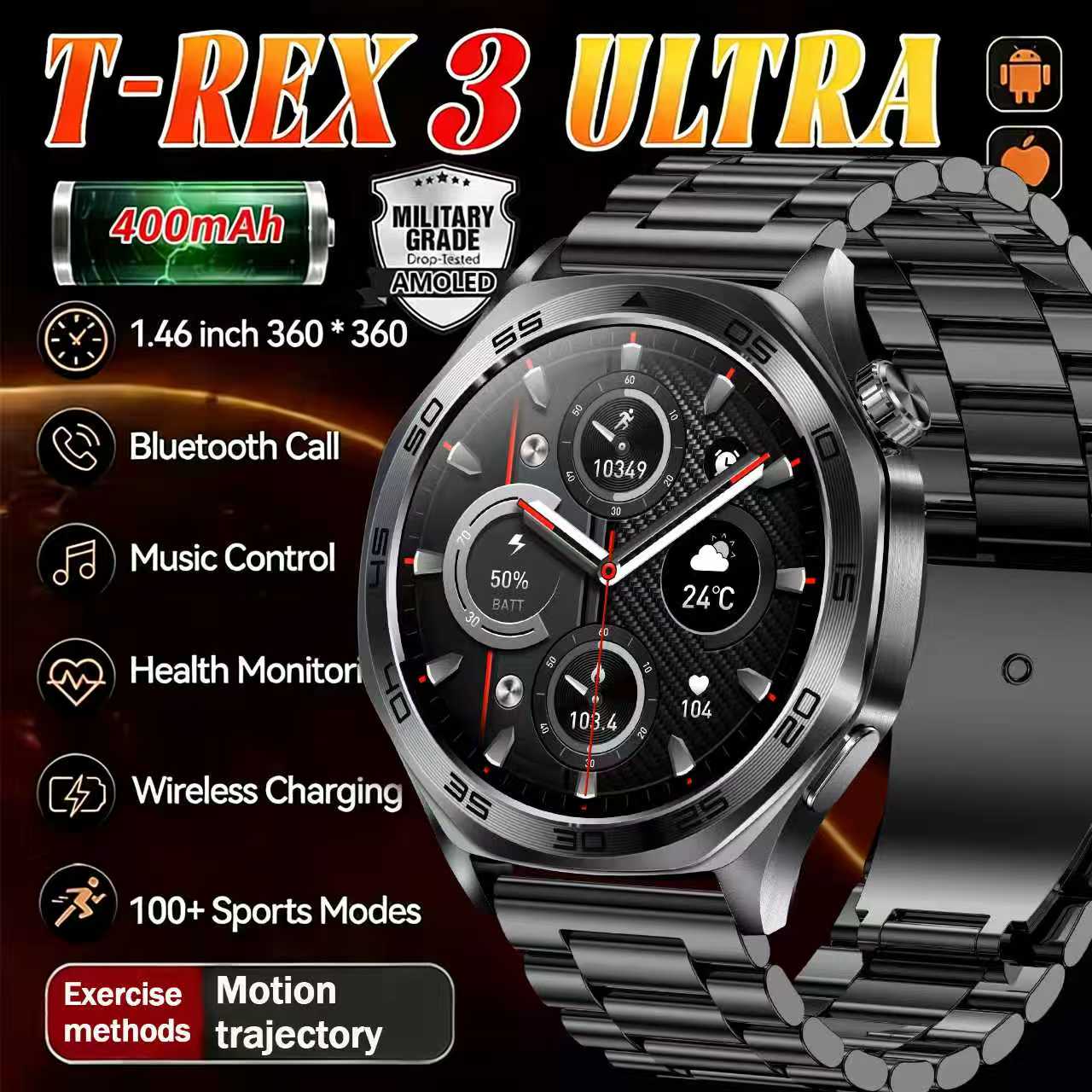 ساعة ذكية للرجال 2026 بشاشة 1. - مراجعة Smartwatch Custom وسعره