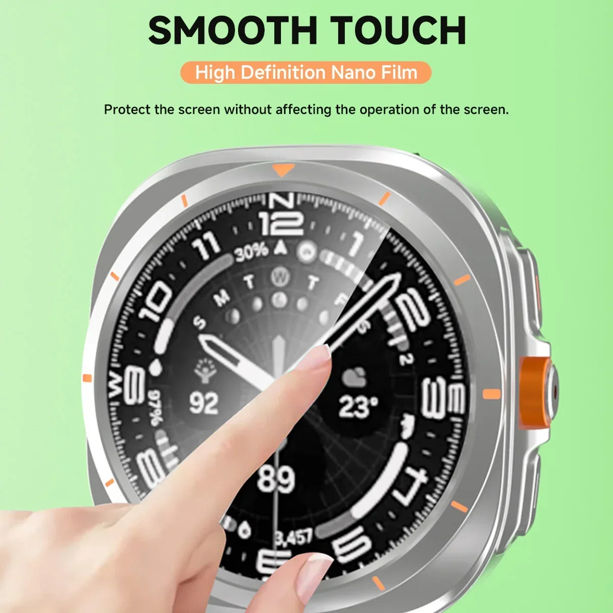 واقي شاشة من الزجاج المقسى لسا - مراجعة Samsung Smartwatch Accessories وسعره