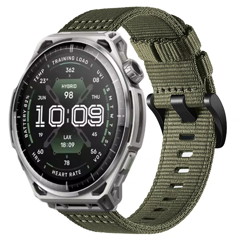 حزام نايلون متين 22 مم لساعات  - مراجعة Rugged Sport Strap وسعره
