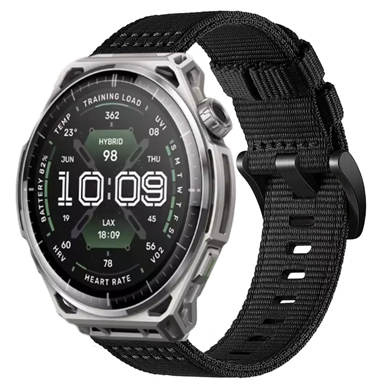 حزام نايلون متين 22 مم لساعات  - مراجعة Rugged Sport Strap وسعره