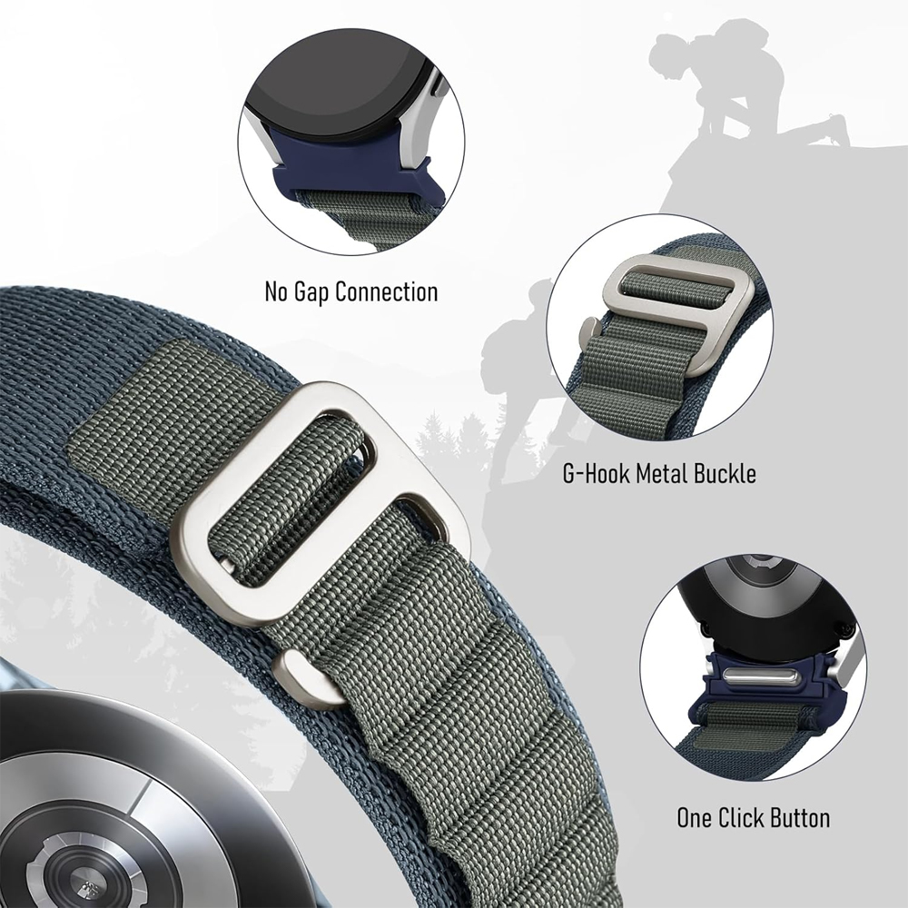 لساعة سامسونج جالاكسي 7 حزام 4 - مراجعة Rugged Sport Strap وسعره